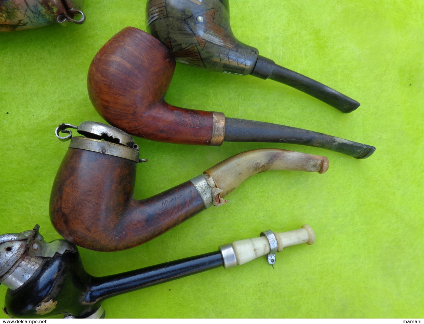 Lot De 9 Pipes Matiere A Identifier -2- - Other & Unclassified