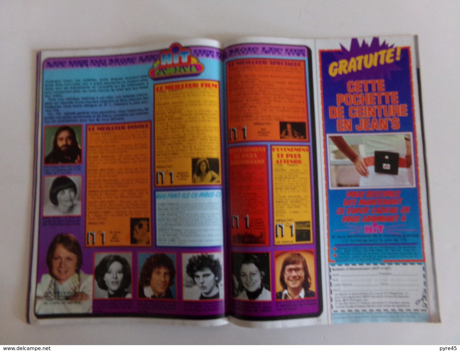 Revue " Hit " n° 67, 1977, Il était une fois , Philippe Chatel, Eric Clapton ...