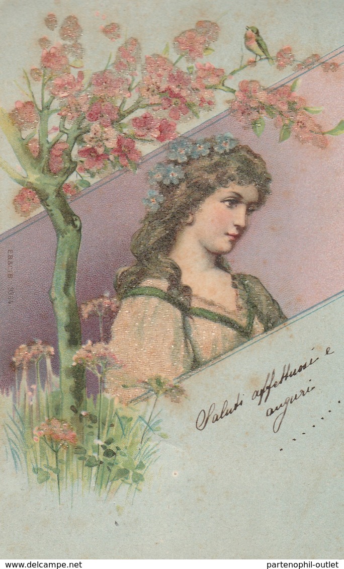 Cartolina - Postcard /   Viaggiata - Sent / Donnina - Femmes