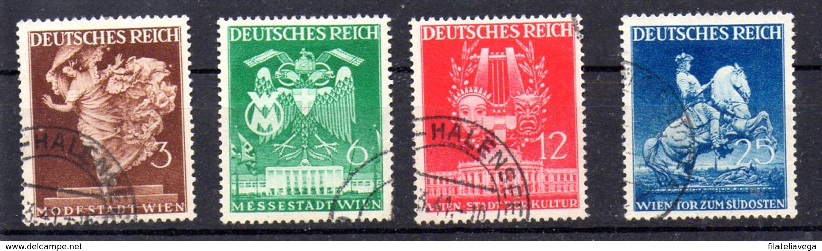 Serie De Alemania Imperio N ºYvert  692/95 (o) Valor Catálogo 3.8€ - Usados