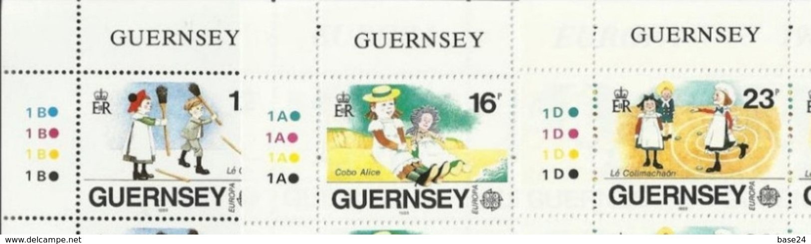 1989 Guernsey EUROPA CEPT EUROPE 20 Serie Di 3v. In Minifoglio MNH** Minisheet - 1989