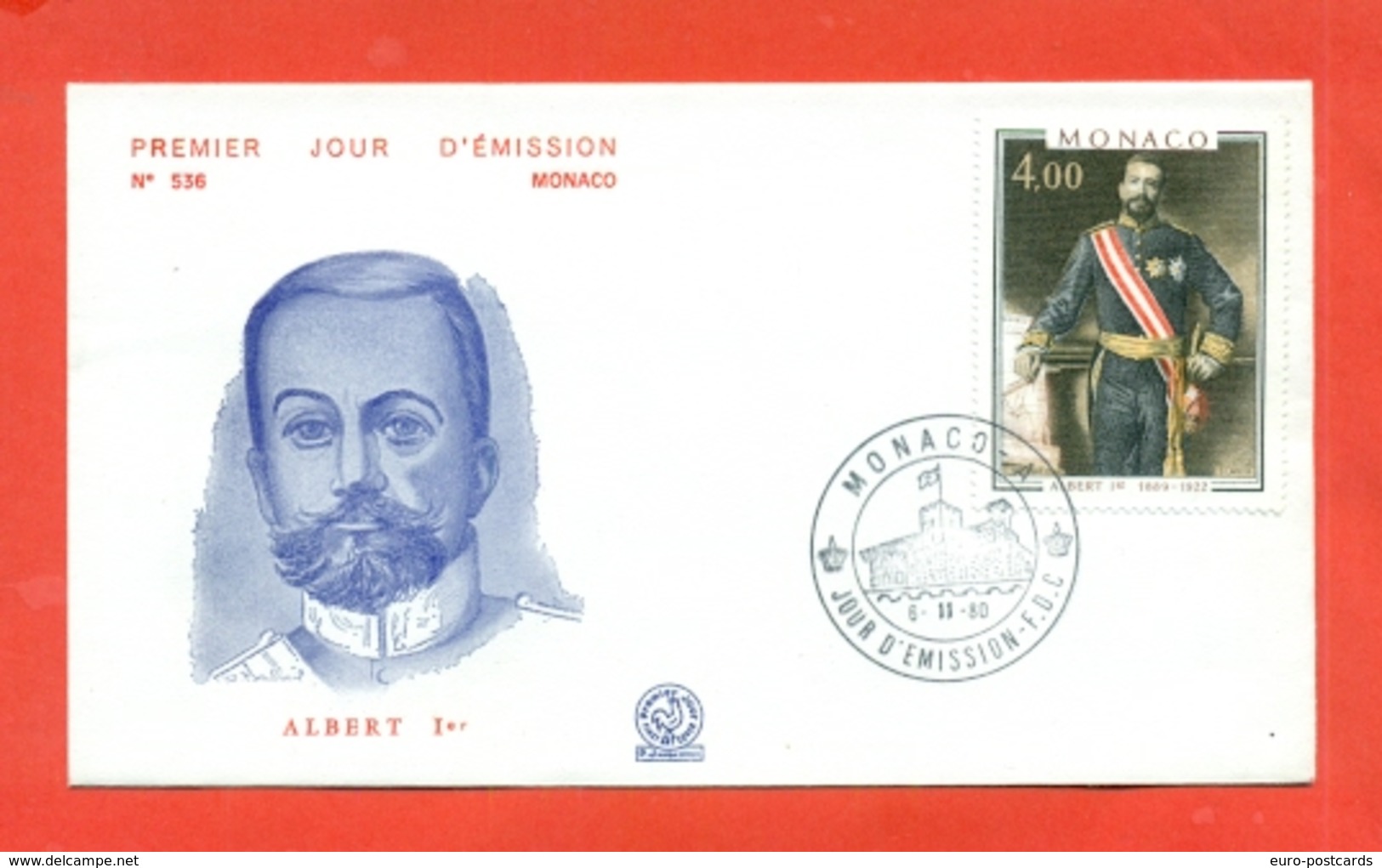 ARTE - MONACO - 1980 - FDC