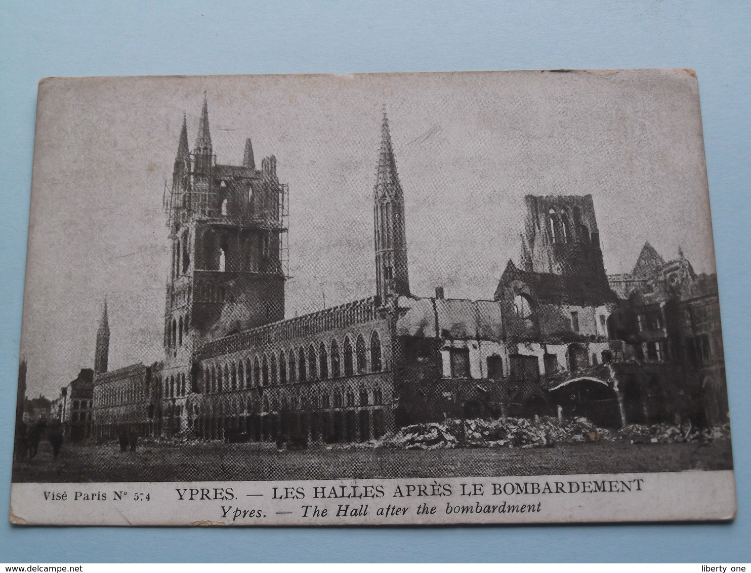 Les Halles Après Le Bombardement ( Visé Paris N° 574 ) Anno 19?? > CPI ( Zie / Voir Photo ) ! - Ieper