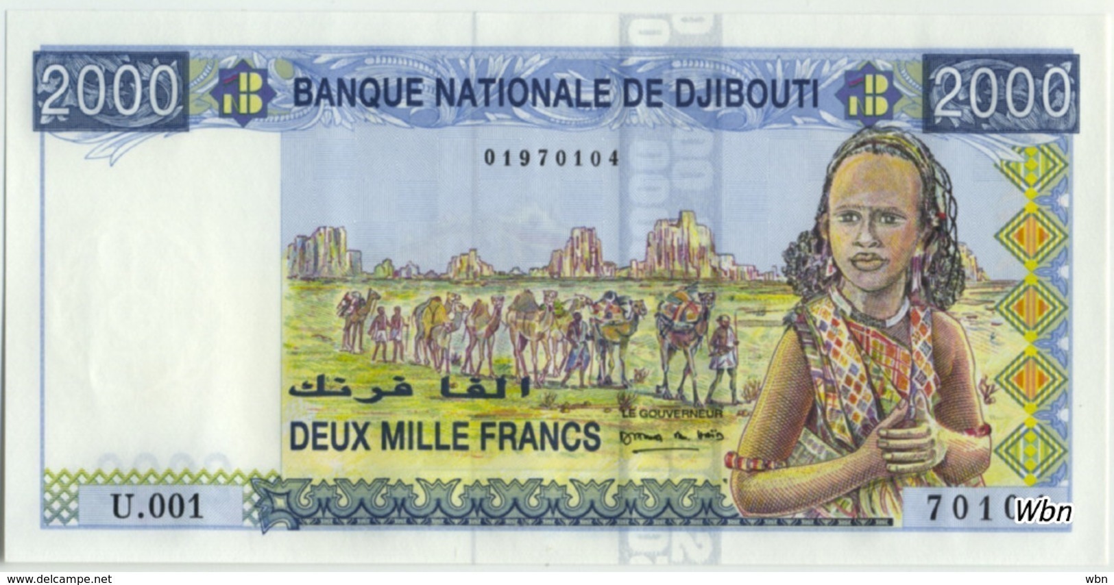 Djibouti 2000 Francs (P40) -UNC- - Djibouti