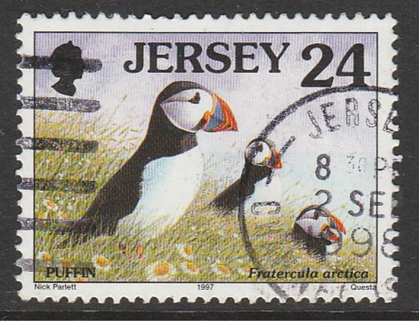 Jersey 1997 Birds 24 P Multicoloured SW 763 O Used - Jersey