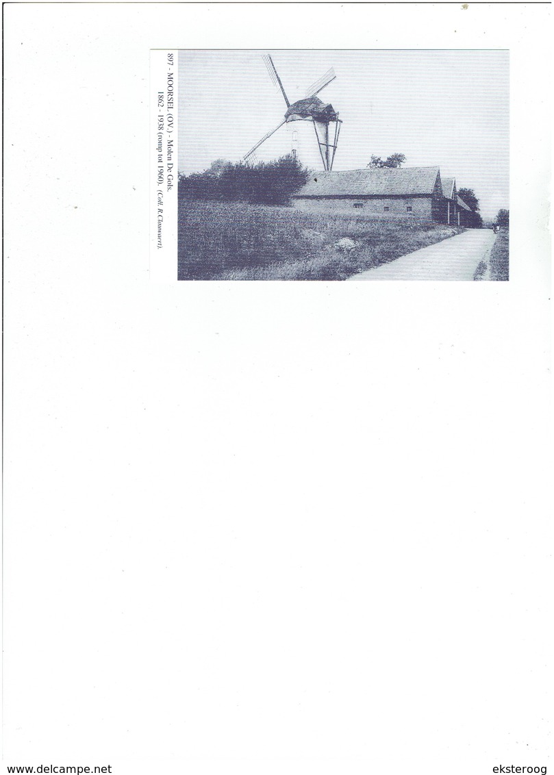 Moorsel 897 - Molen De Gols - 1862-1938 Romp Tot 1960 Coll Clauwaert - Lebbeke