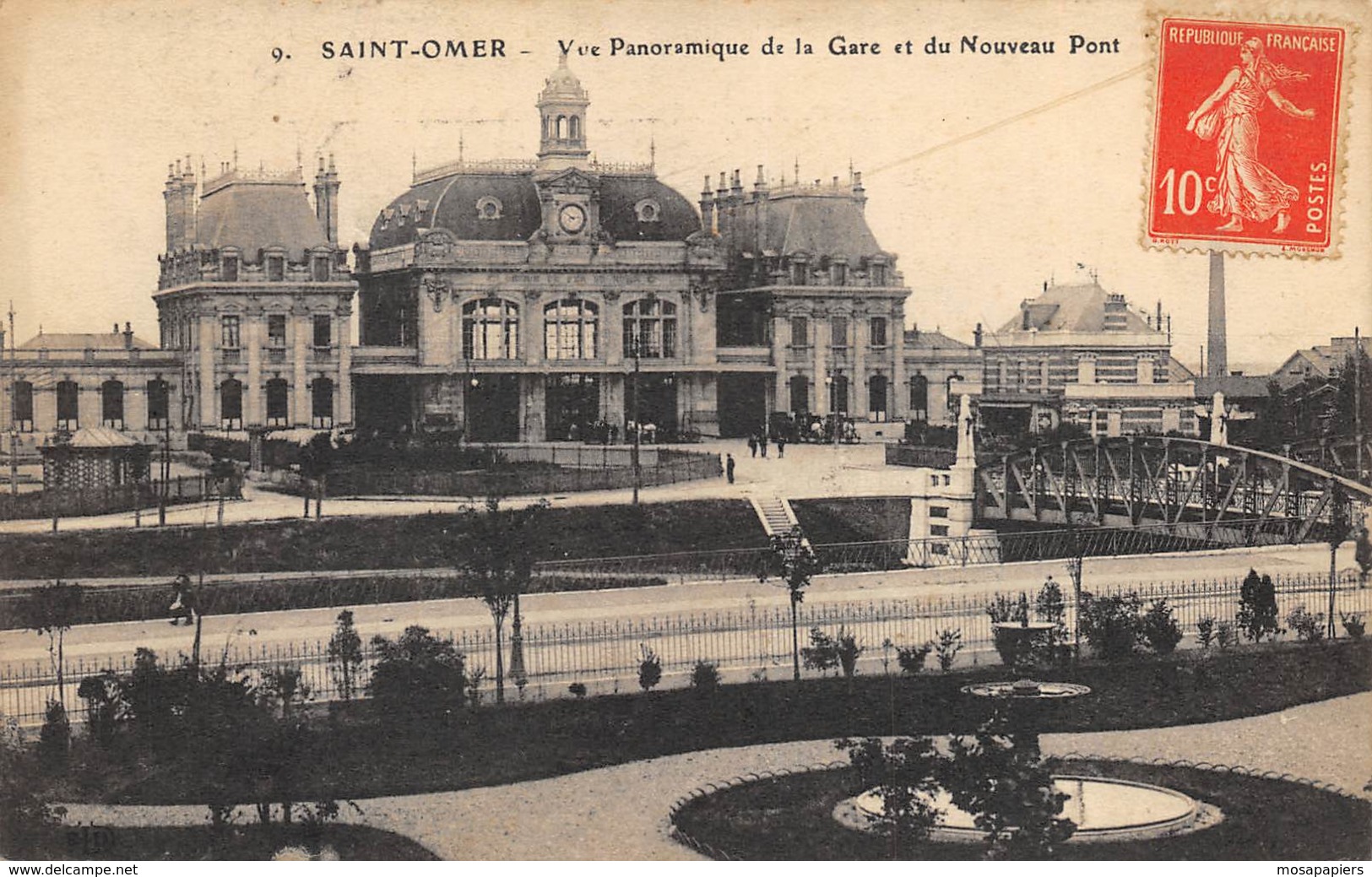 Saint-Omer - Vue Panoramique De La Gare Et Du Nouveau Pont - Saint Omer