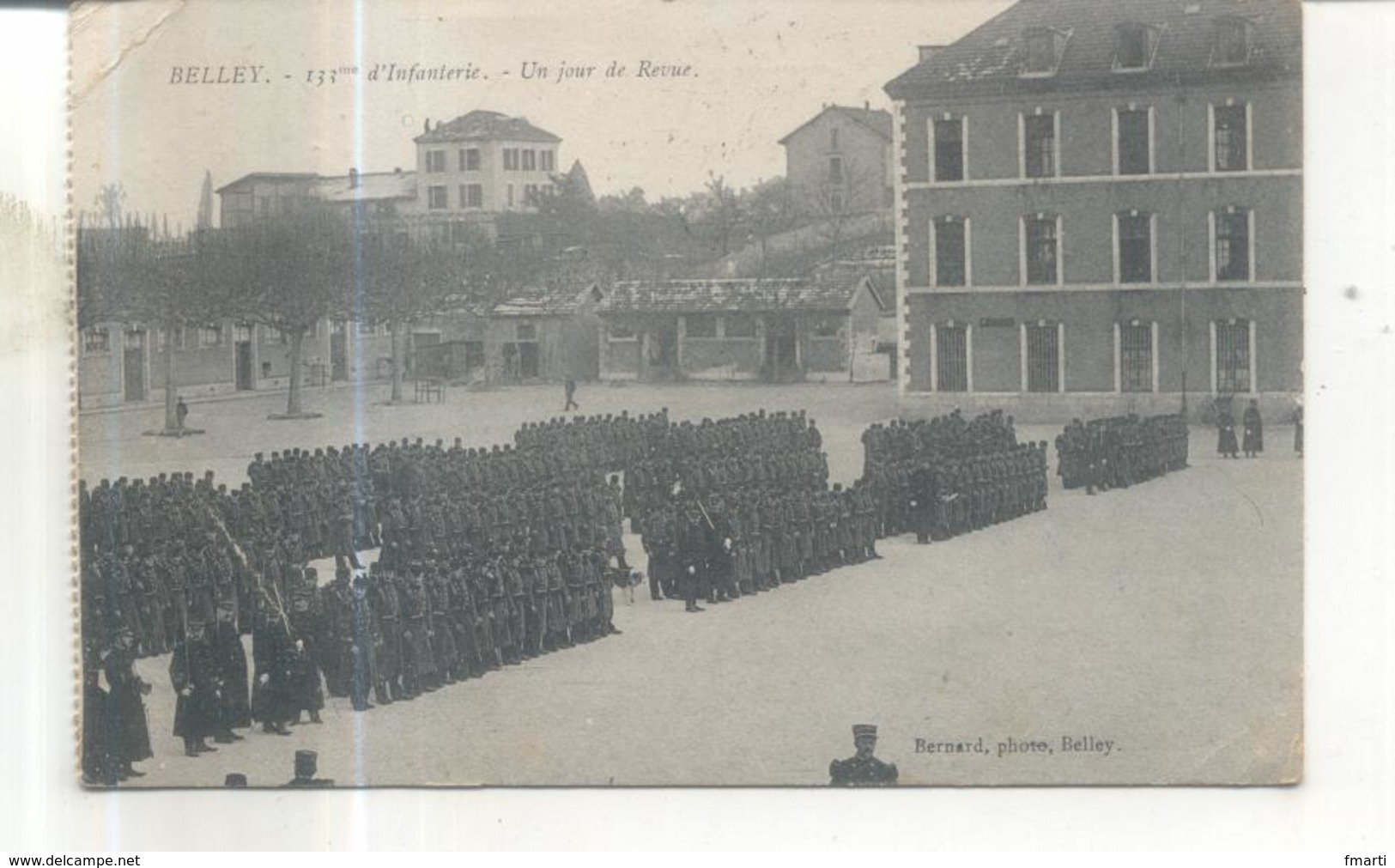 Belley, Caserne Du 133 E D'infanterie, Un Jour De Revue - Belley