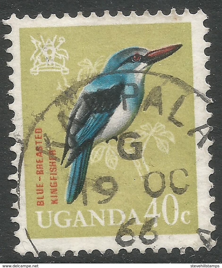 Uganda. 1965 Birds. 40c Used. SG 118 - Uganda (1962-...)