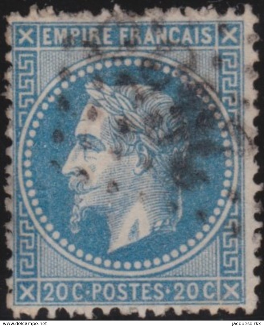 France  .   Yvert    .    29         .   O    .    Oblitéré   .   /   .    Cancelled - 1863-1870 Napoleon III With Laurels