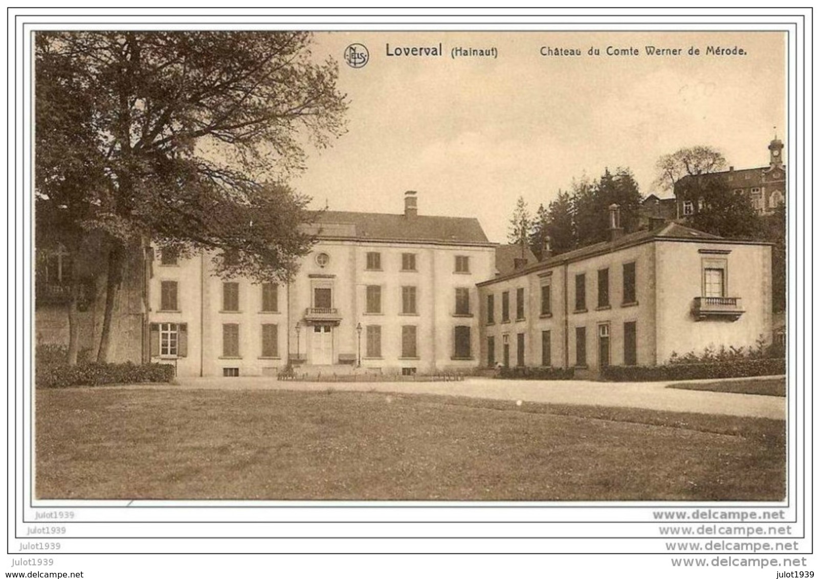 LOVERVAL ..-- Château Du Comte Werner De Mérode . - Gerpinnes