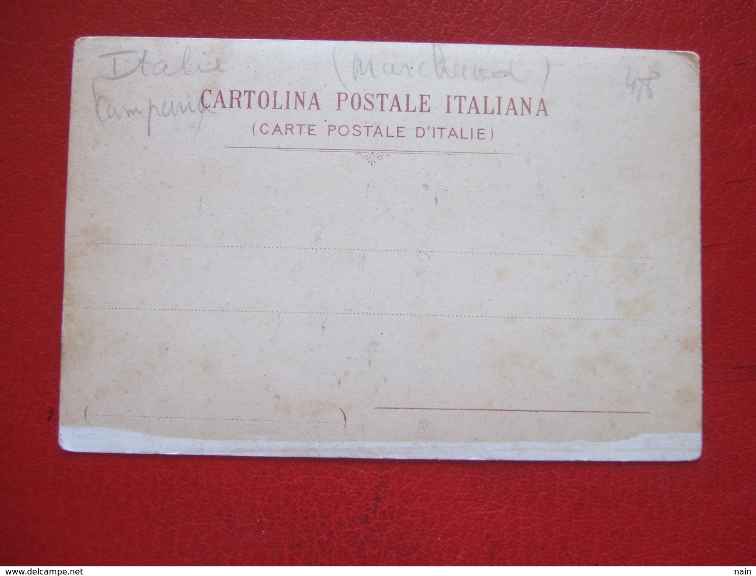 ITALIE - NAPOLI - COSTUMI - MARCHAND...." CARTE PIONNIERE " - Napoli (Napels)