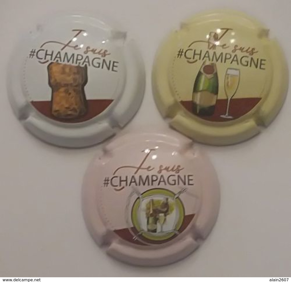 3 BELLES CAPSULES CHAMPAGNE GENERIQUE JE SUIS CHAMPAGNE NEWS - Collections