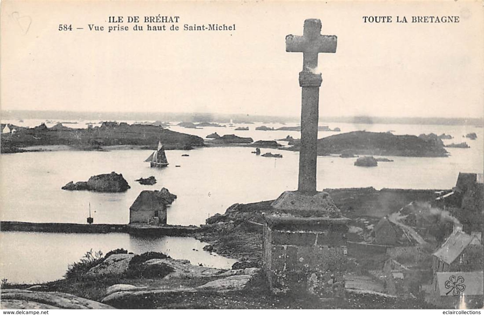 Ile De Bréhat             22       Vue Prise Du Haut De St Michel.             (voir Scan) - Ile De Bréhat