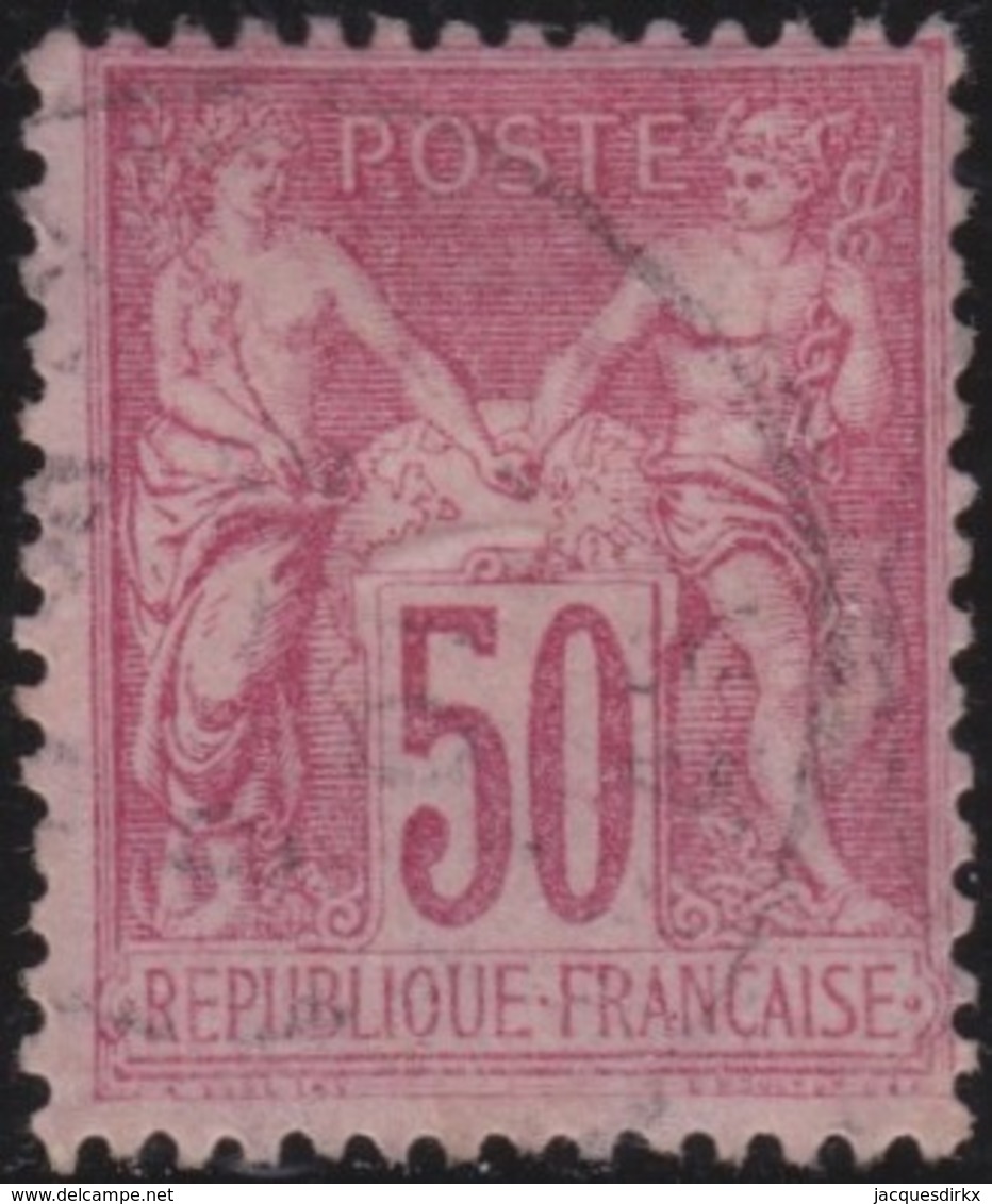 France  .   Yvert    .   104        .       O    .    Oblitéré   .   /   .    Cancelled - 1898-1900 Sage (Type III)