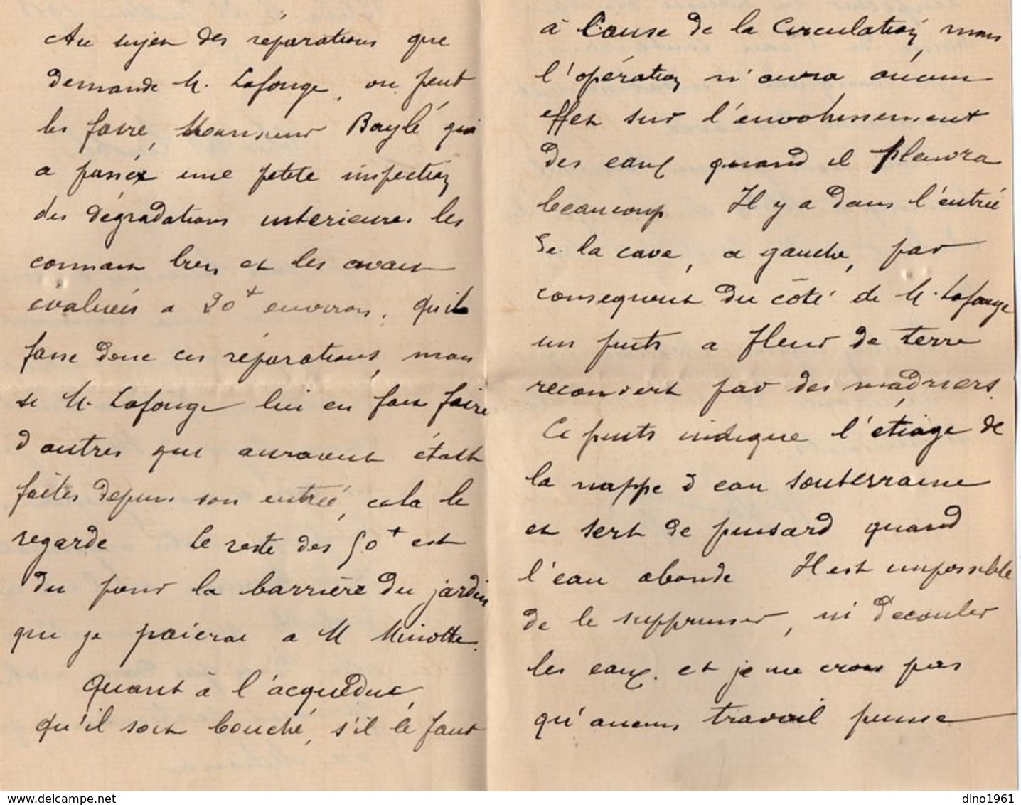 VP15.370 -  BLIDA 1913 - Lettre De Mr Le Commandant Major SAUVAGES ?? Au 9 ème Tirailleurs Algériens - Documents