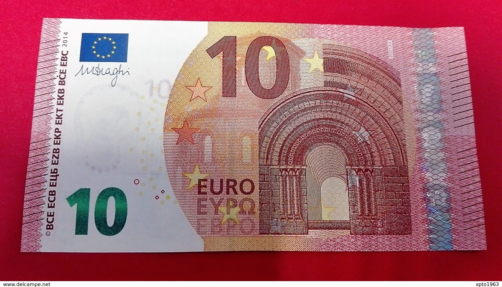 10 EURO NETHERLANDS P001A4 - Draghi - Only Three Different Digits - PA0810180818 - UNC - NEUF - FDS - 10 Euro