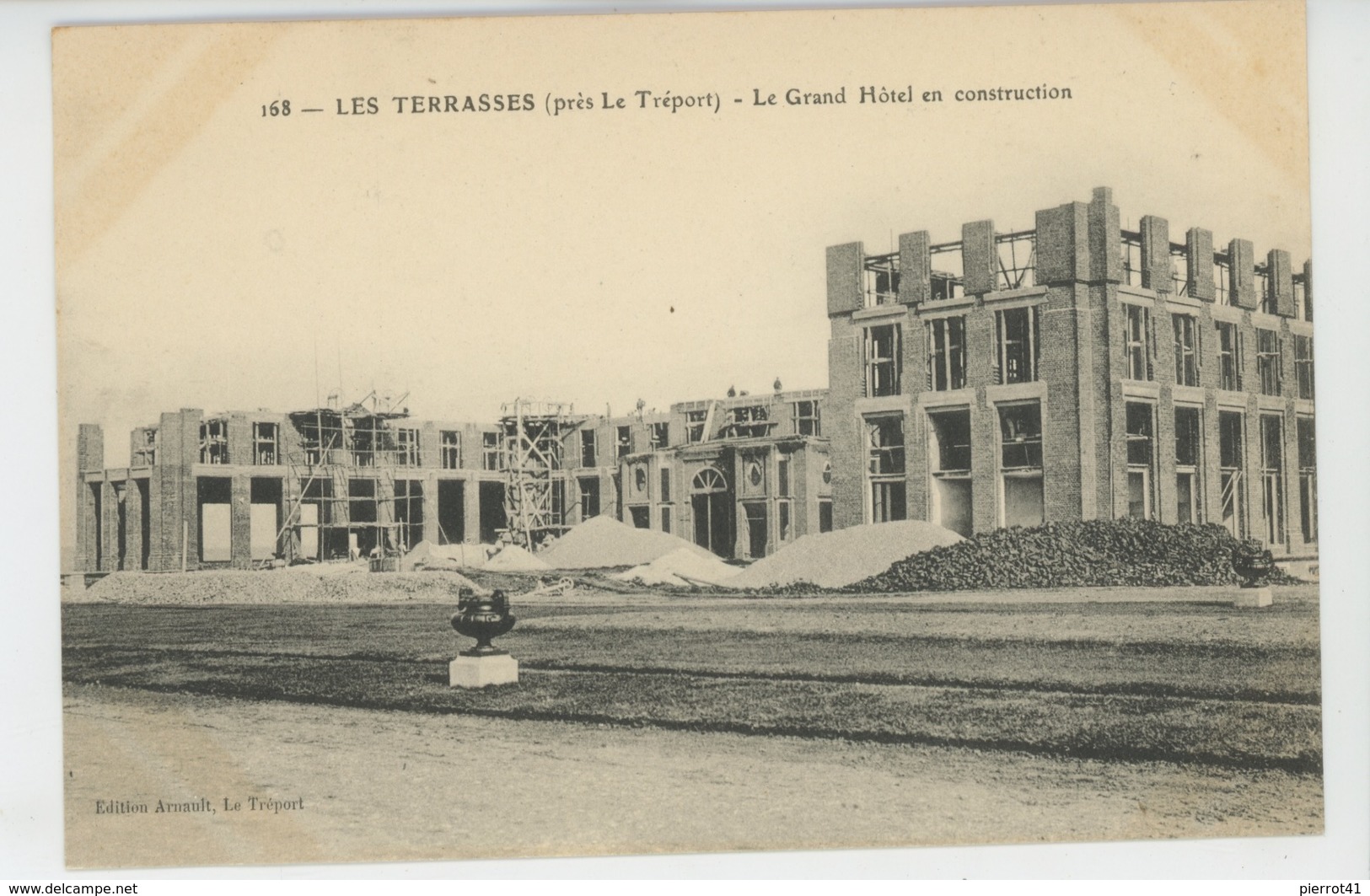LE TREPORT - LES TERRASSES - Le Grand Hôtel En Construction - Le Treport