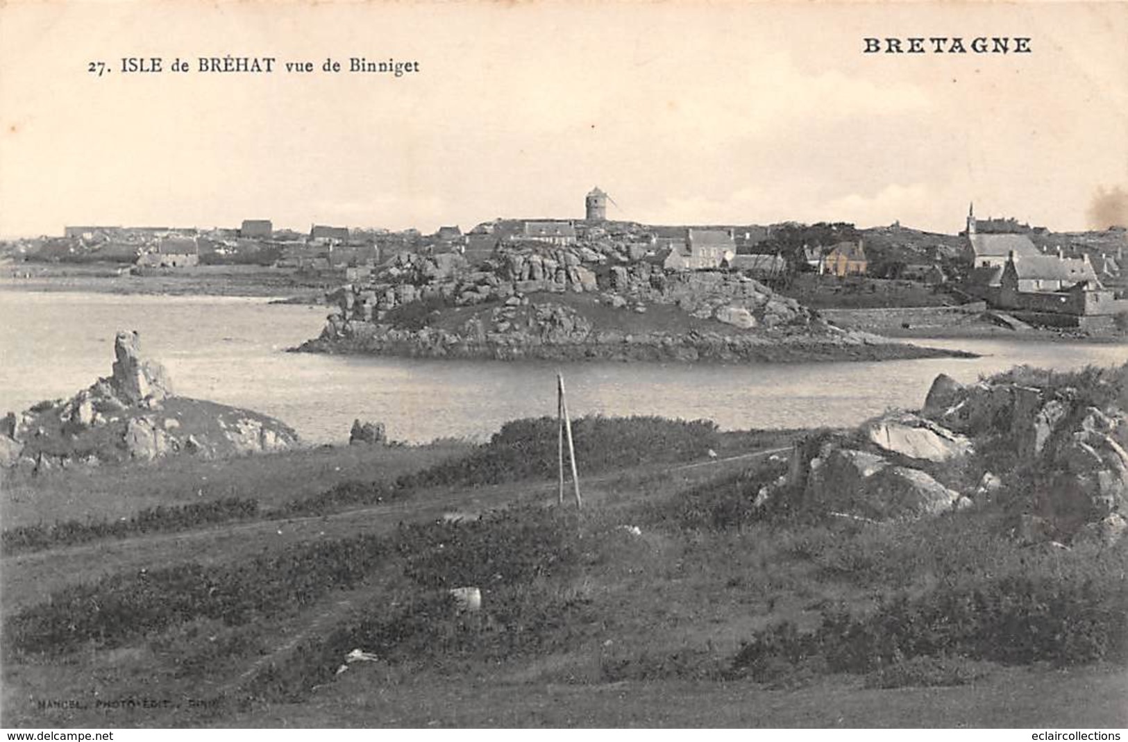 Ile De Bréhat             22       Vue Du Binniget  (voir Scan) - Ile De Bréhat