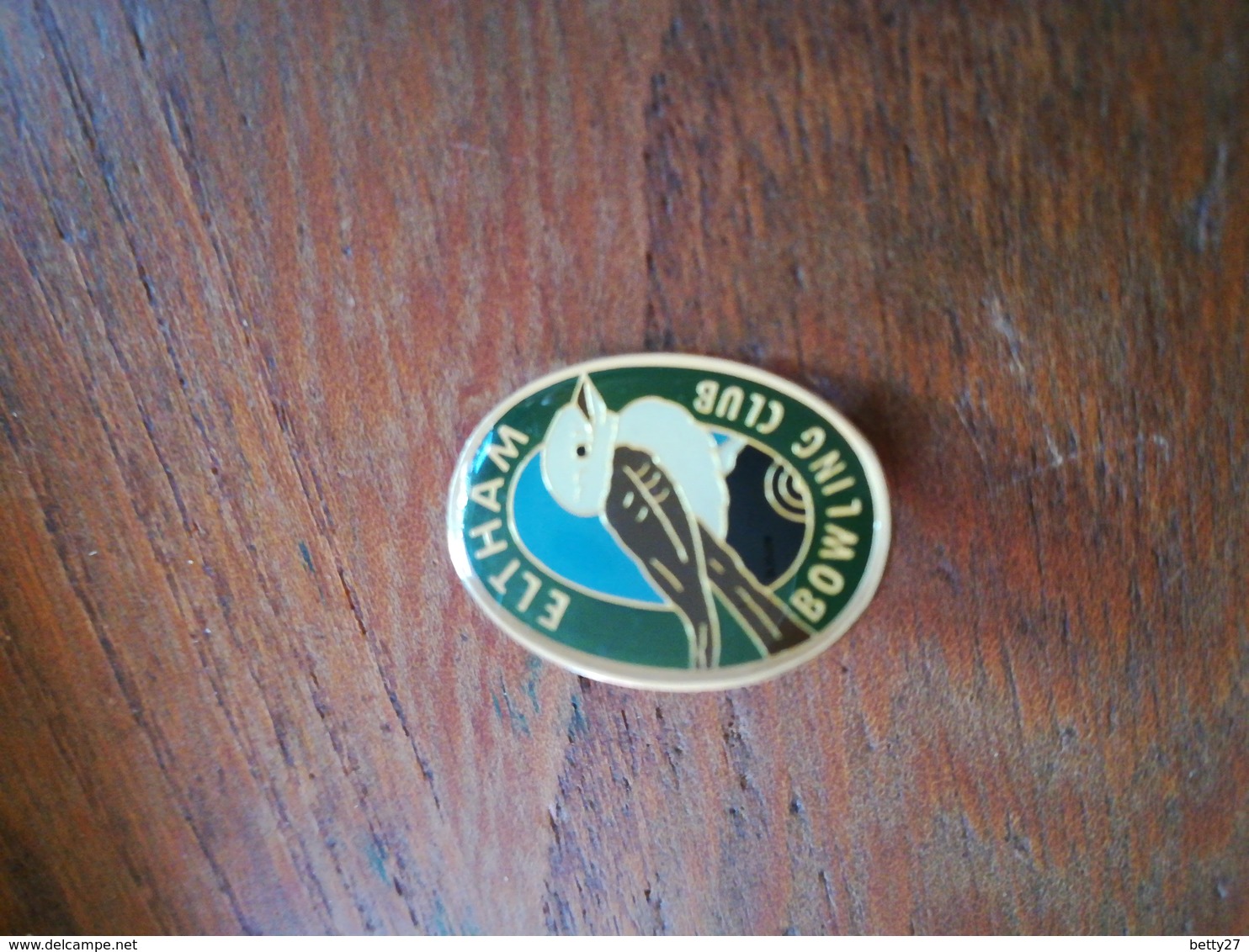 NO PIN'S BROCHE  ELTHAM. BOWLING CLUB Oiseau /p60 - Otros & Sin Clasificación