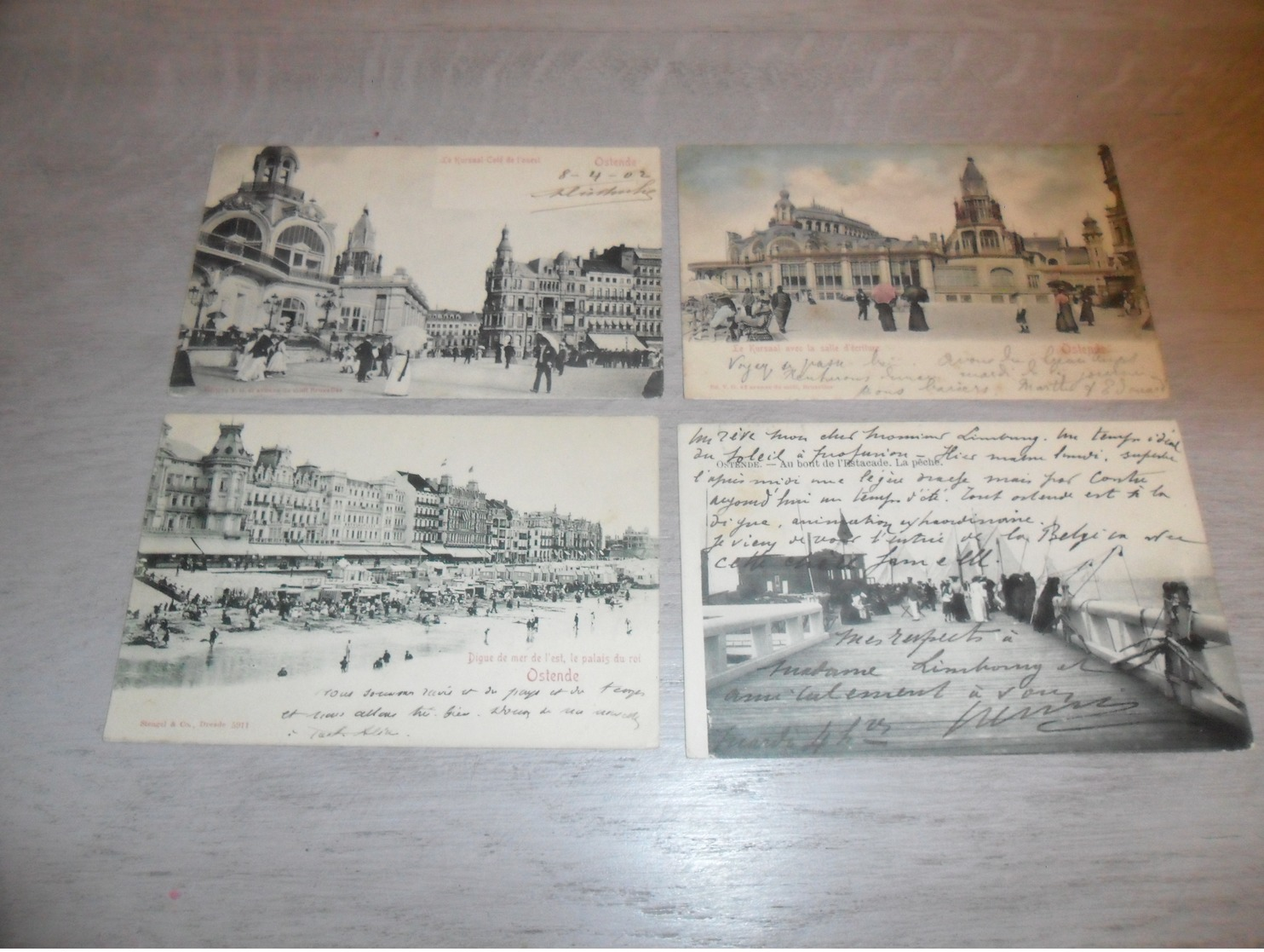 Beau lot de 60 cartes postales de Belgique  Ostende  Mooi lot van 60 postkaarten van Oostende - 60 scans