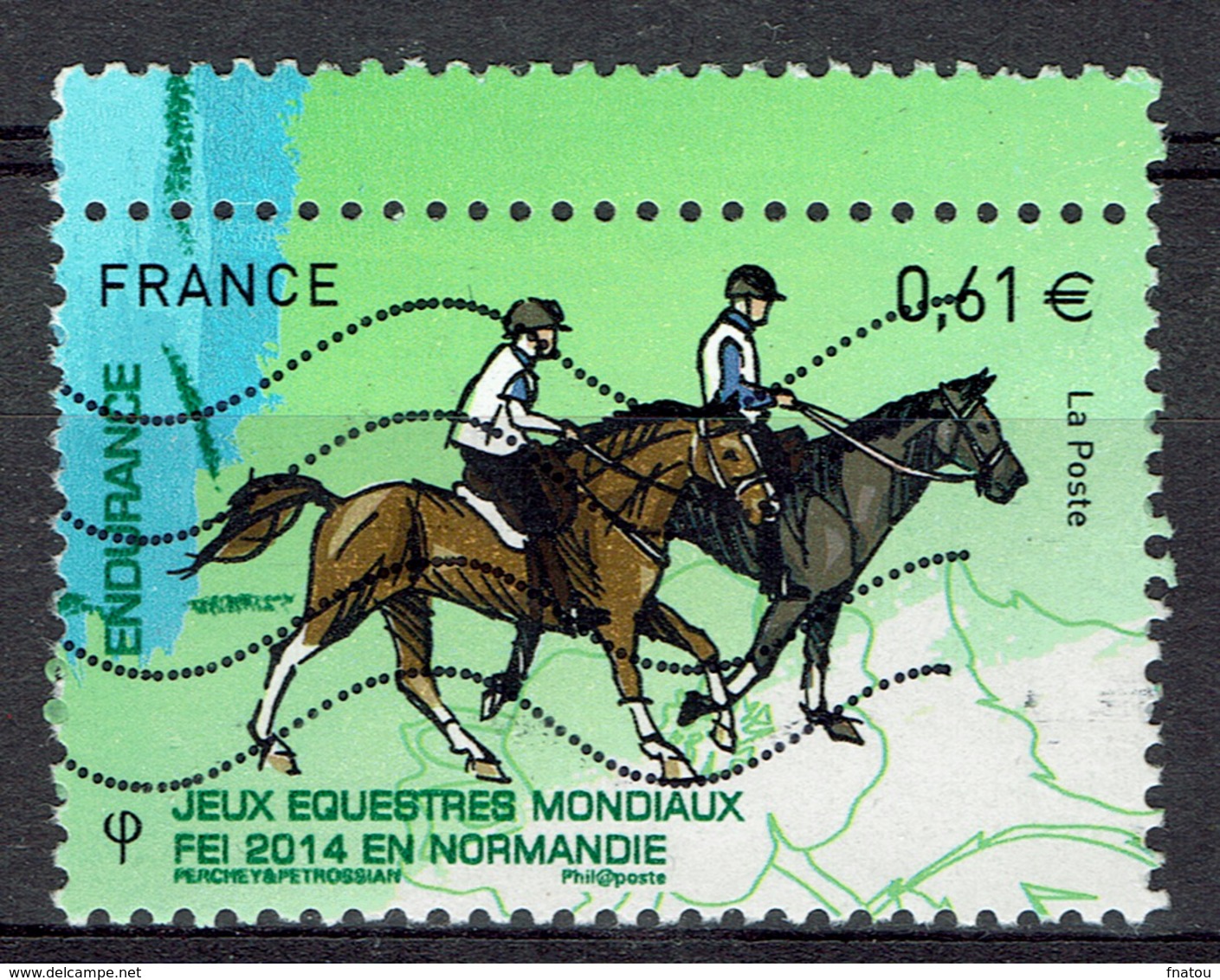 France, FEI World Equestrian Games, Normandy, Endurance Riding, 2014, VFU - Used Stamps