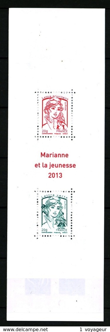 Carnet 1520A - Marianne Et La Jeunesse 2013 - Gommé - Neuf - Non Plié - Très Beau - Sonstige & Ohne Zuordnung