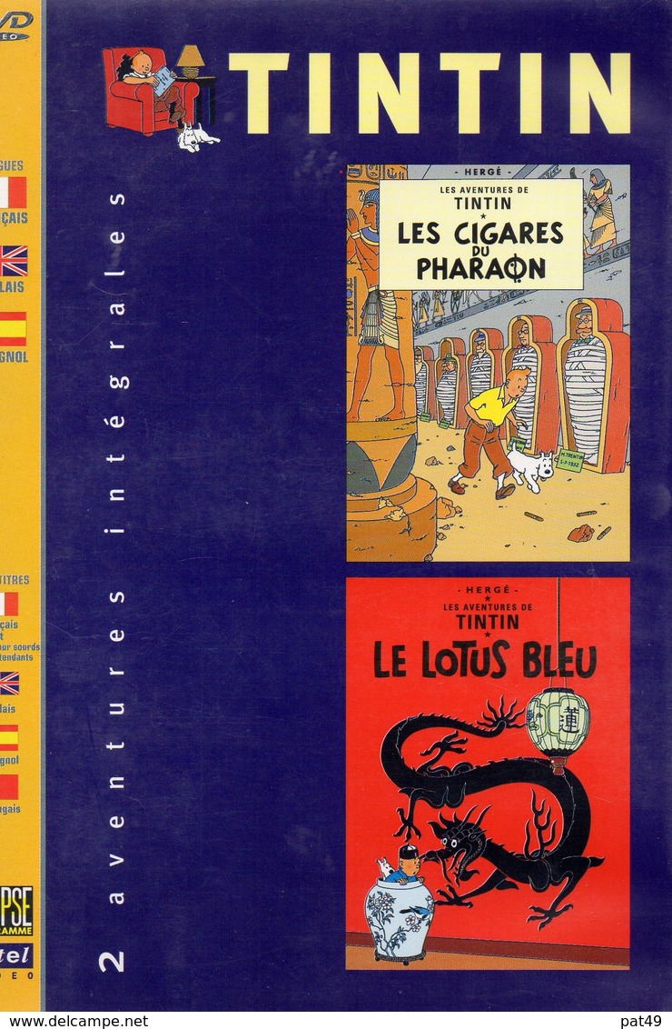 Tintin Et Milou - Les Cigares Du Pharaon Et Le Lotus Bleu - Cartoons