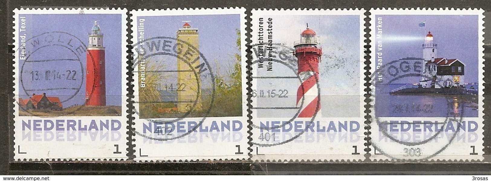 Pays-Bas Netherlands 201- Phares Lighthouses Obl BARGAIN - Oblitérés