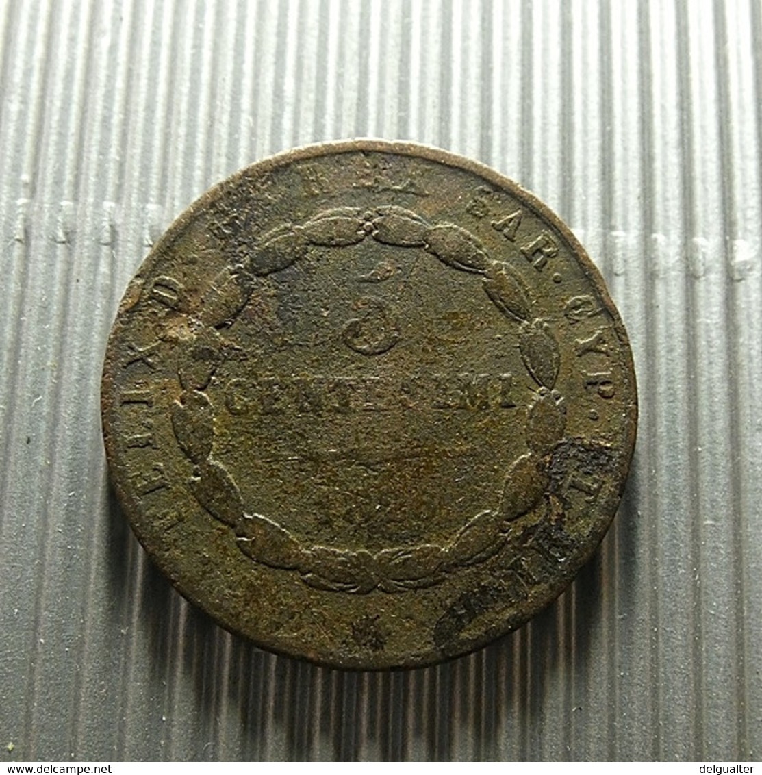 Coin To Identify 5 Centesimi 1826 - Unknown Origin