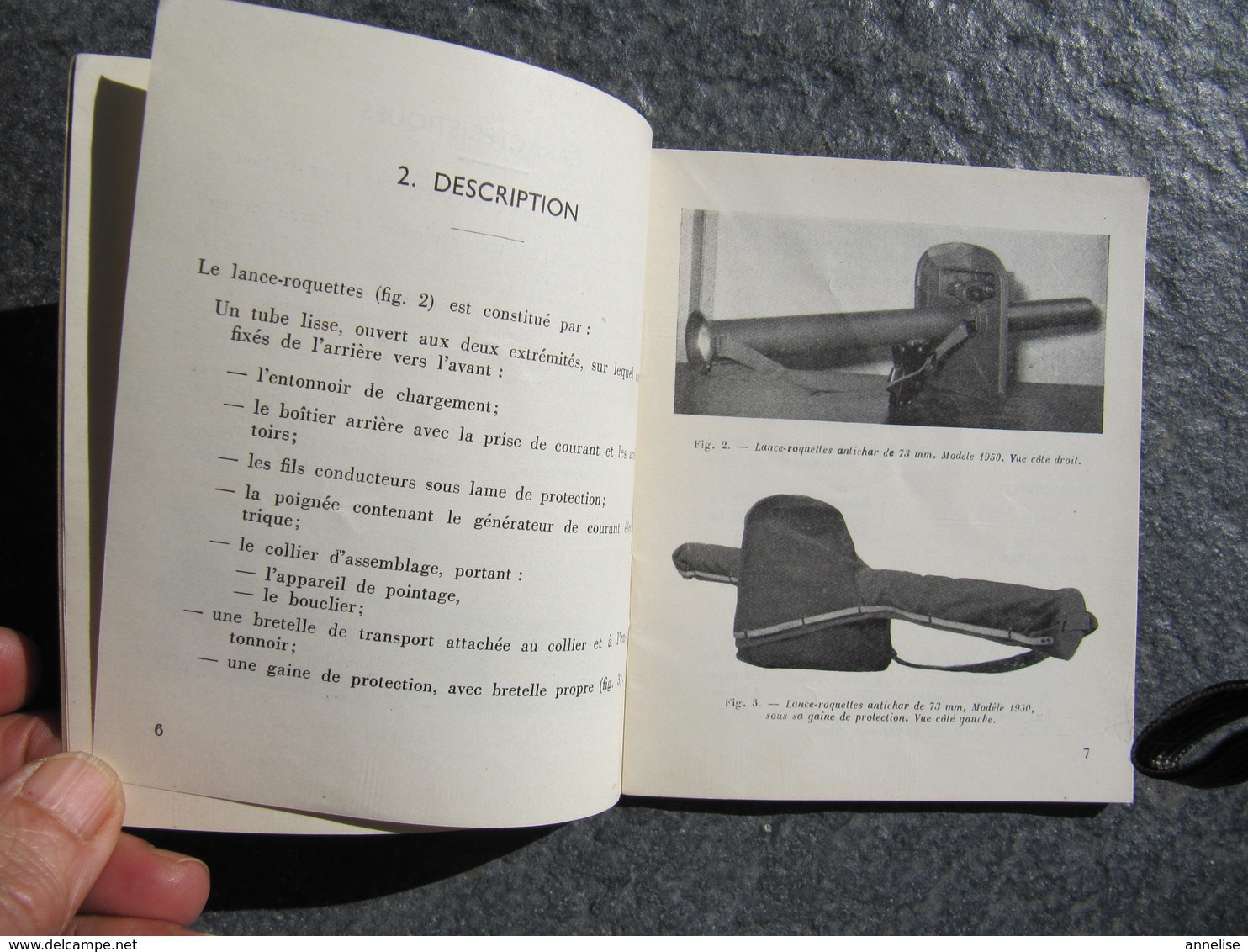 Guide Technique Lance-roquettes Antichar De 73mm Modèle 1950 Ed 1955 - Autres & Non Classés