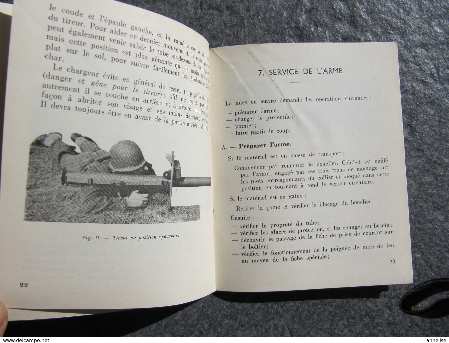 Guide Technique Lance-roquettes Antichar De 73mm Modèle 1950 Ed 1955 - Autres & Non Classés
