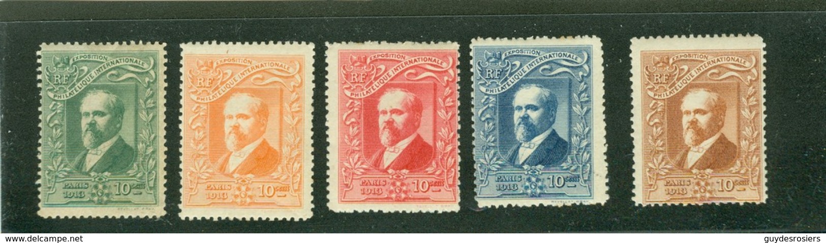 Exposition Philatélique Internationale; 1916. Vignettes Souvenir; Neuves; Trace De Charnière (0243) - Philatelic Fairs