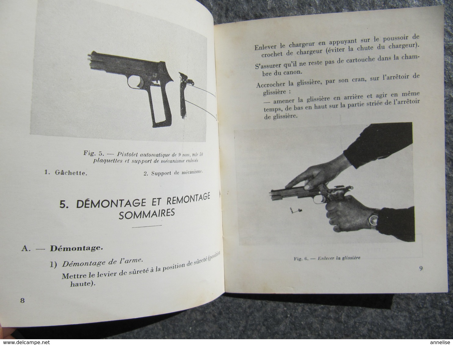 Guide Technique Du Pistolet Automatique De 9mm Modèle 1950 - Autres & Non Classés