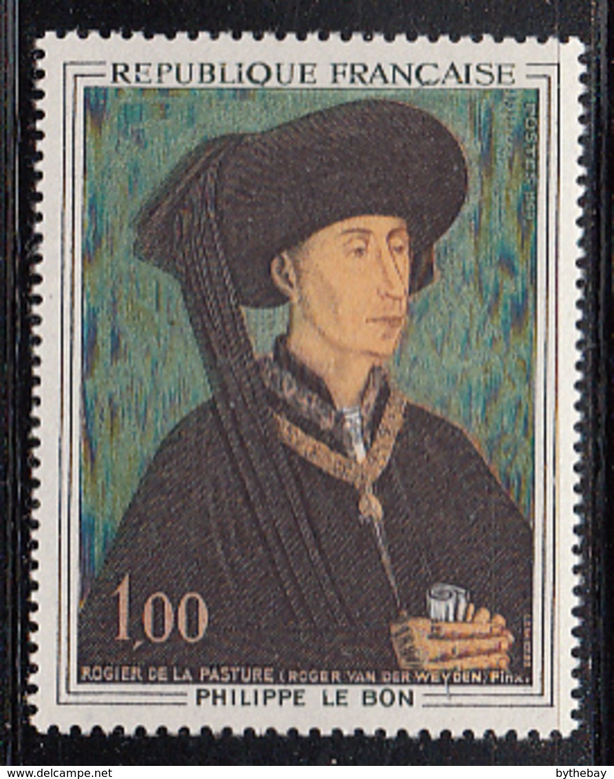 France 1969 MH Sc 1237 1fr Philip The Good By Roger Van Der Weyden - Neufs