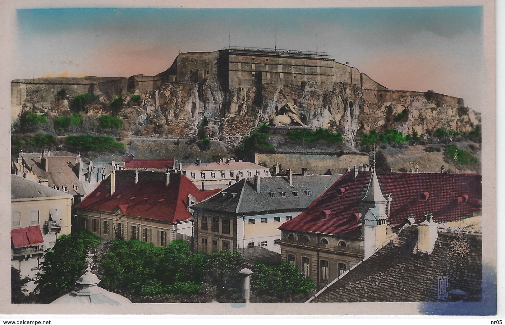 90 ( Territoire De BELFORT ) - BELFORT - Le Chateau Et Le Lion - Belfort – Siège De Belfort