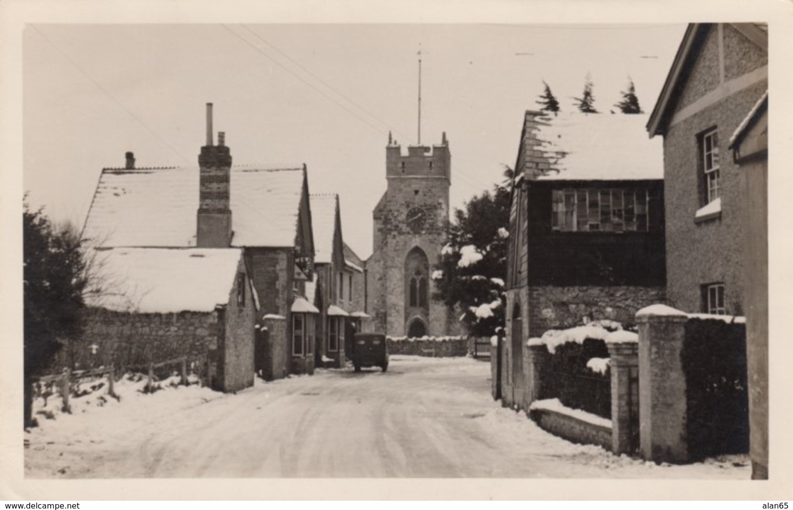 Freshwater Isle Of Wight, Parish Church, Red Lion Pub, Capenter's Shop 1954 Photograph - Places