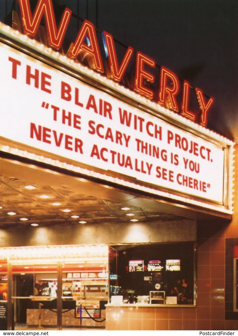 The Blair Witch Project Cinema Campaign Film Rare Postcard - Posters On Cards