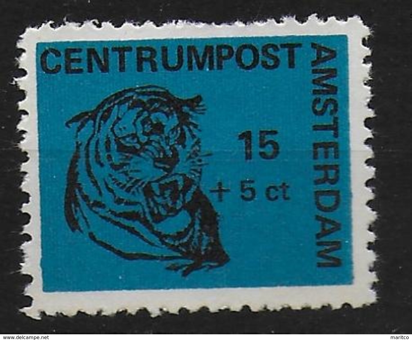 Nederland Stadspost Private Local Mail In Amsterdam 1970 Tiger - Roofkatten