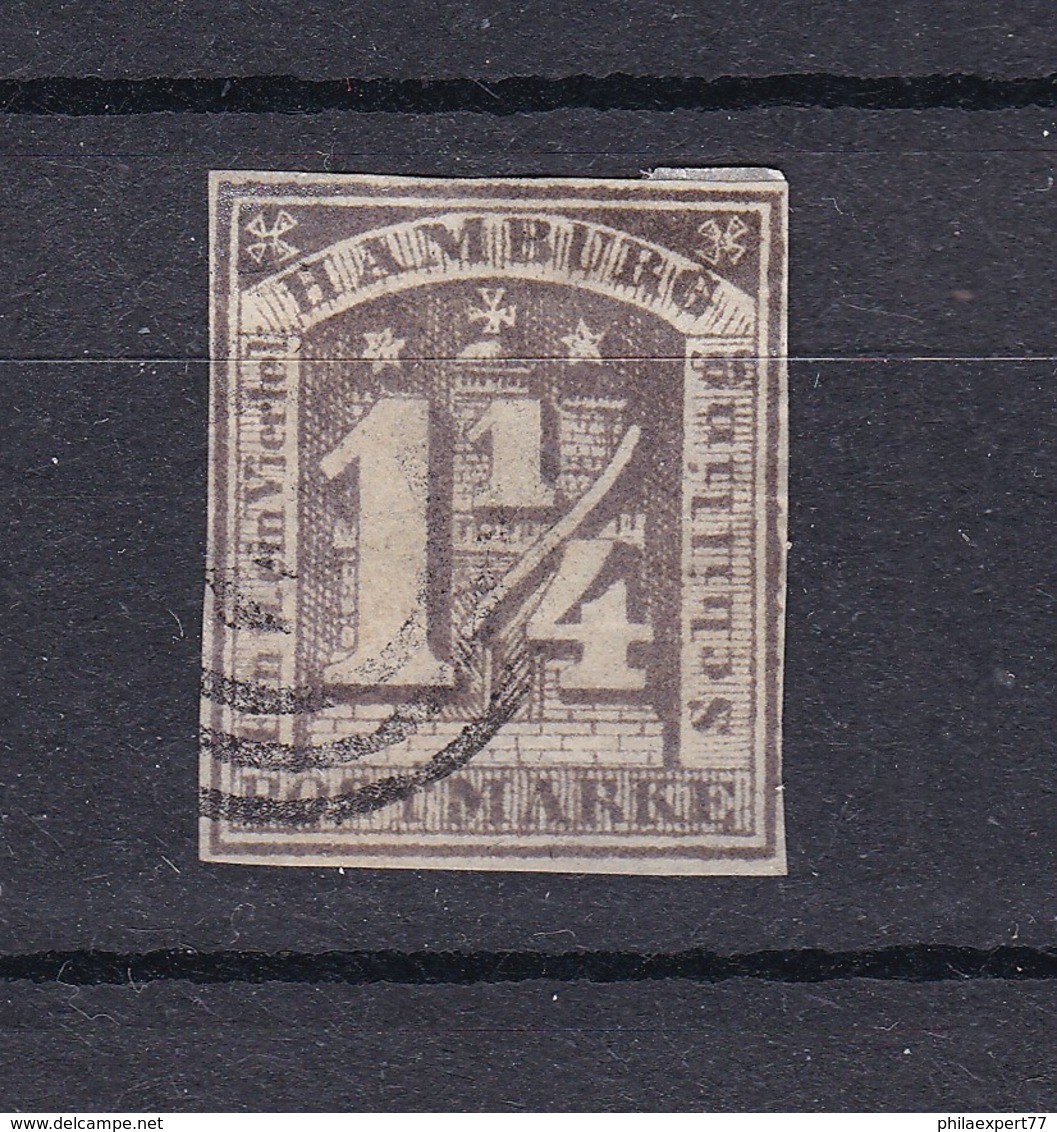 Hamburg - 1864 - Michel Nr. 8 - 110 Euro - Hamburg