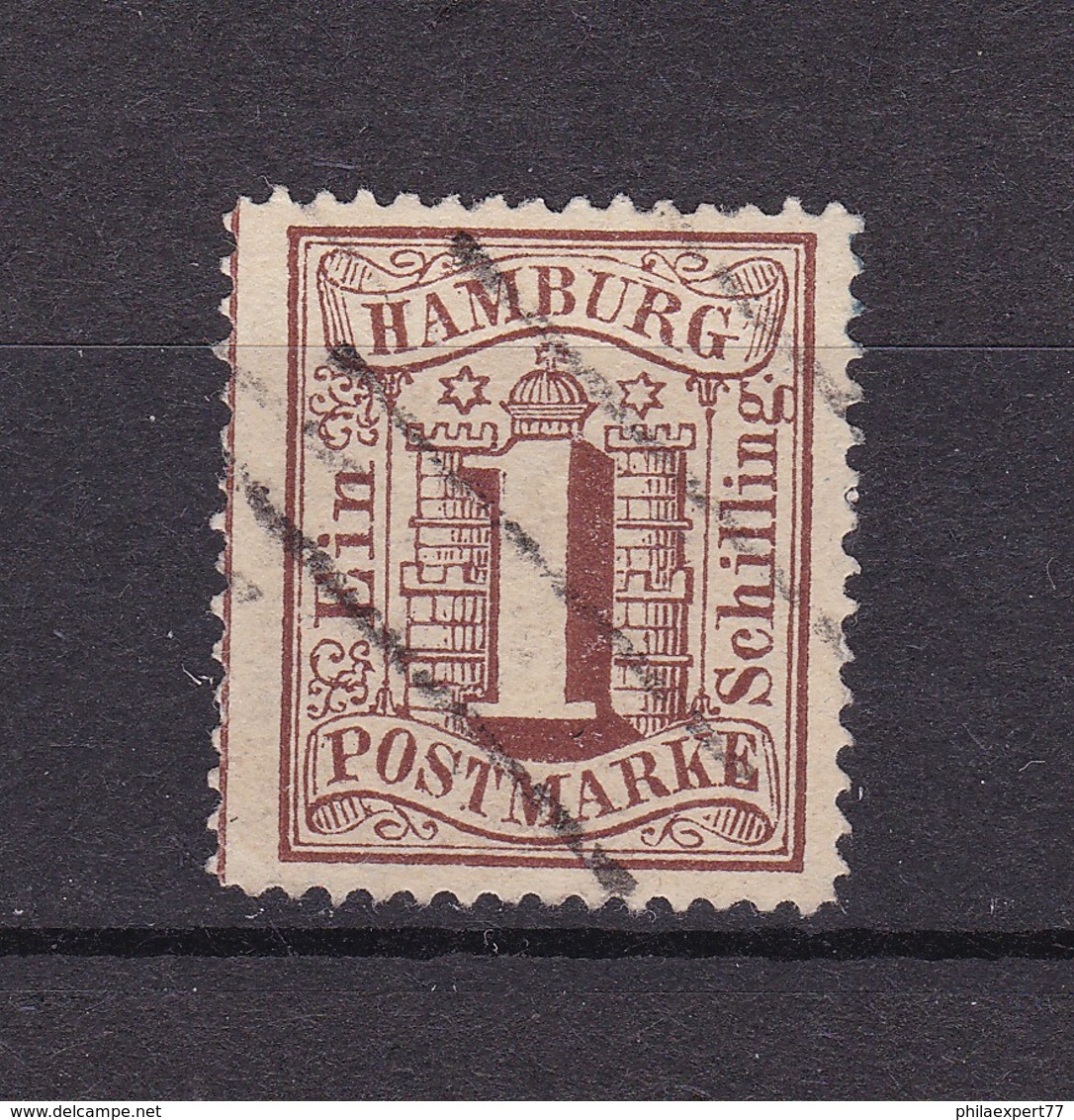 Hamburg - 1864 - Michel Nr. 11 - Gepr. - Gestempelt - 22 Euro - Hambourg