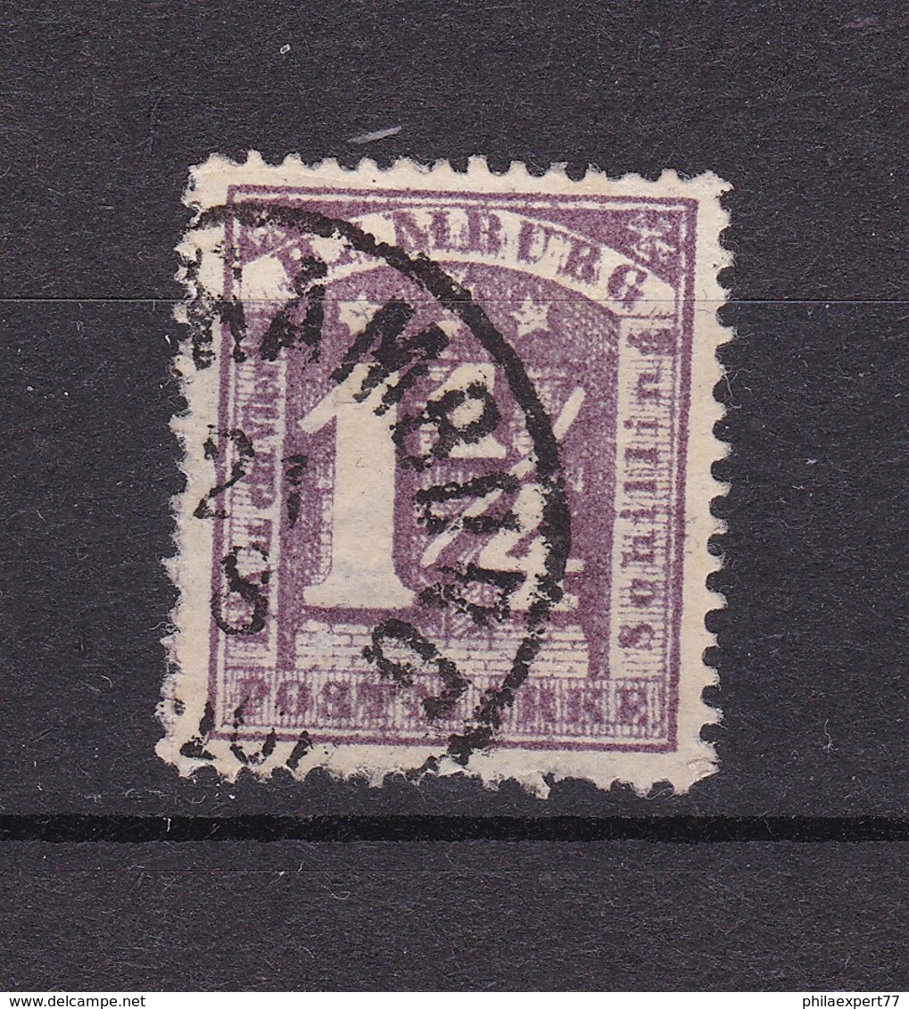 Hamburg - 1865 - Michel Nr. 12 B - Gepr. - Gestempelt - 15 Euro - Hamburg