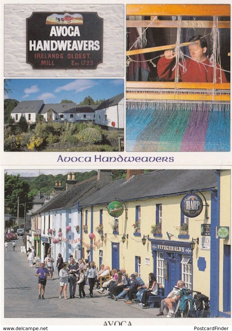 Avoca Handweavers Ireland 2x Irish Postcard S - Other & Unclassified