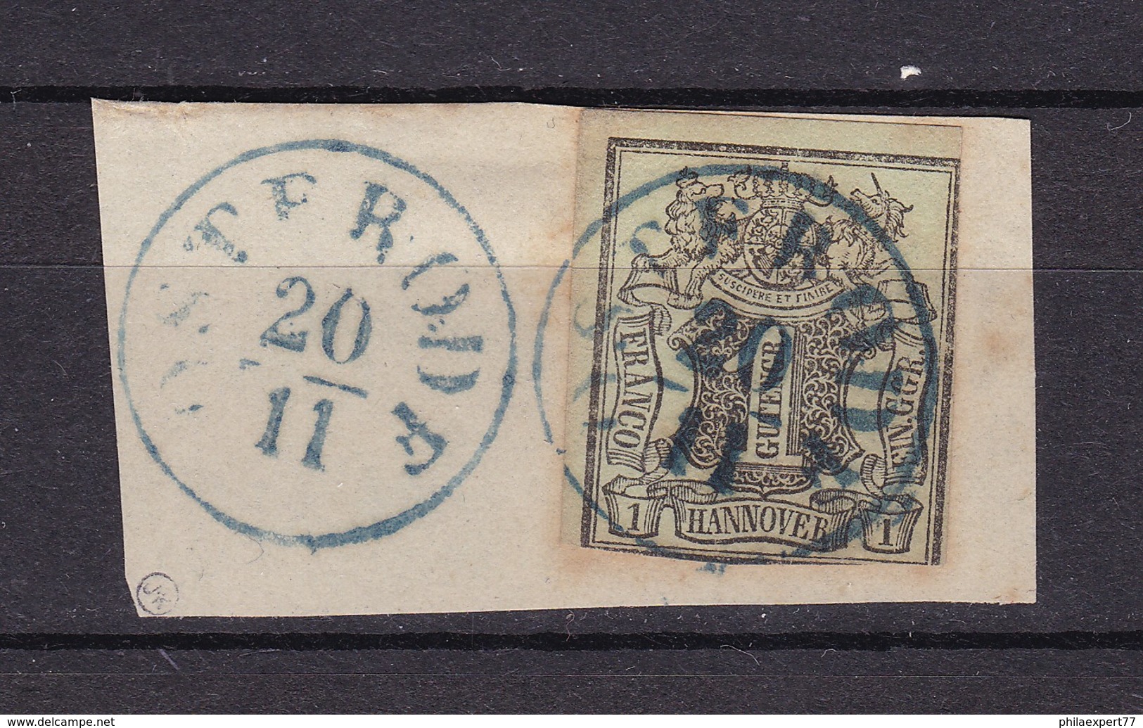 Hannover - 1851 - Michel Nr. 2 A Einkreistempel Mit Datum - Gepr. - 40 Euro - Hannover