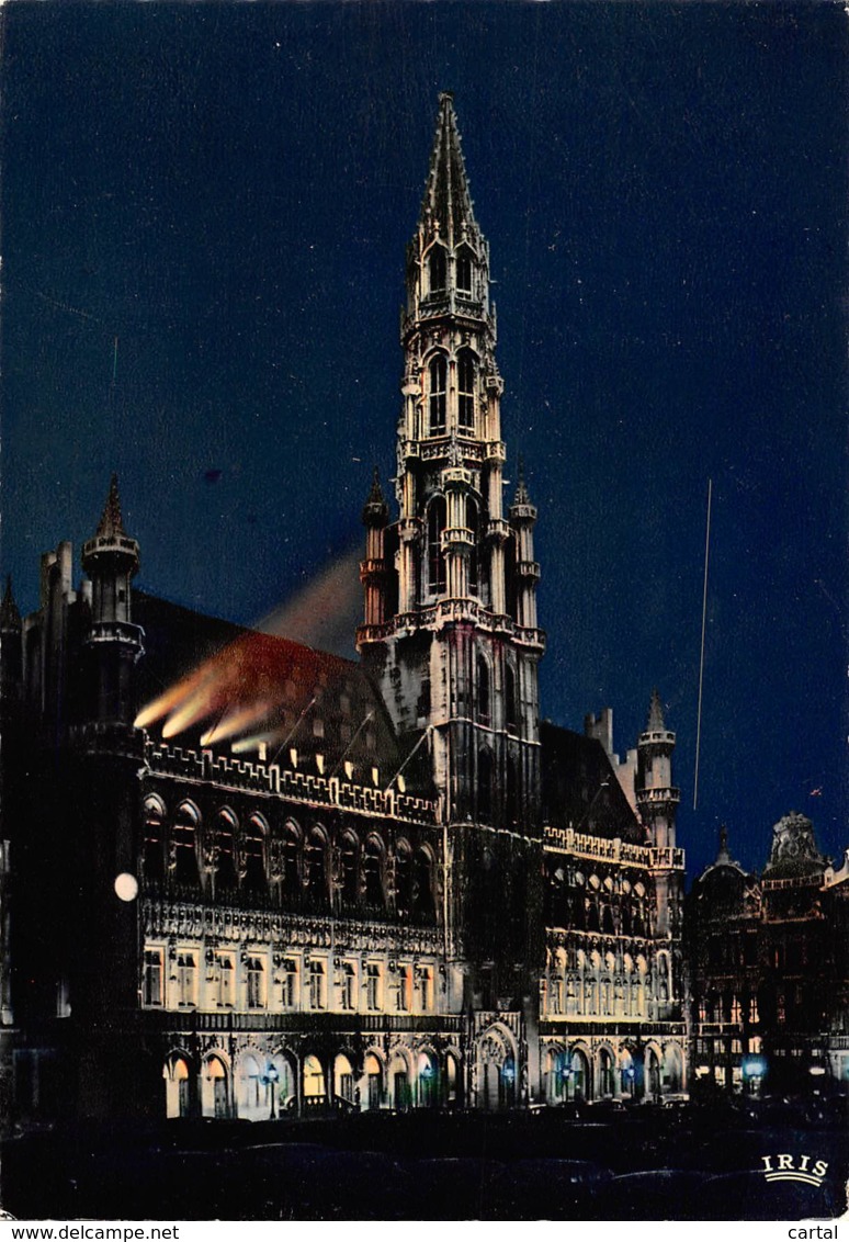 CPM - BRUXELLES - Illumination - Hôtel De Ville - Brüssel Bei Nacht