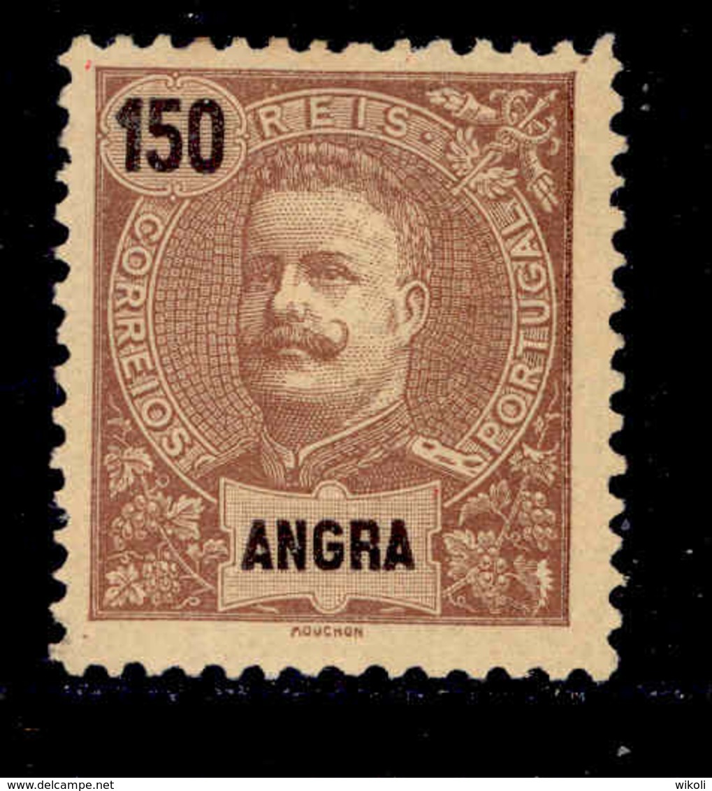 ! ! Angra - 1897 D. Carlos 150 R - Af. 23 - MH - Angra