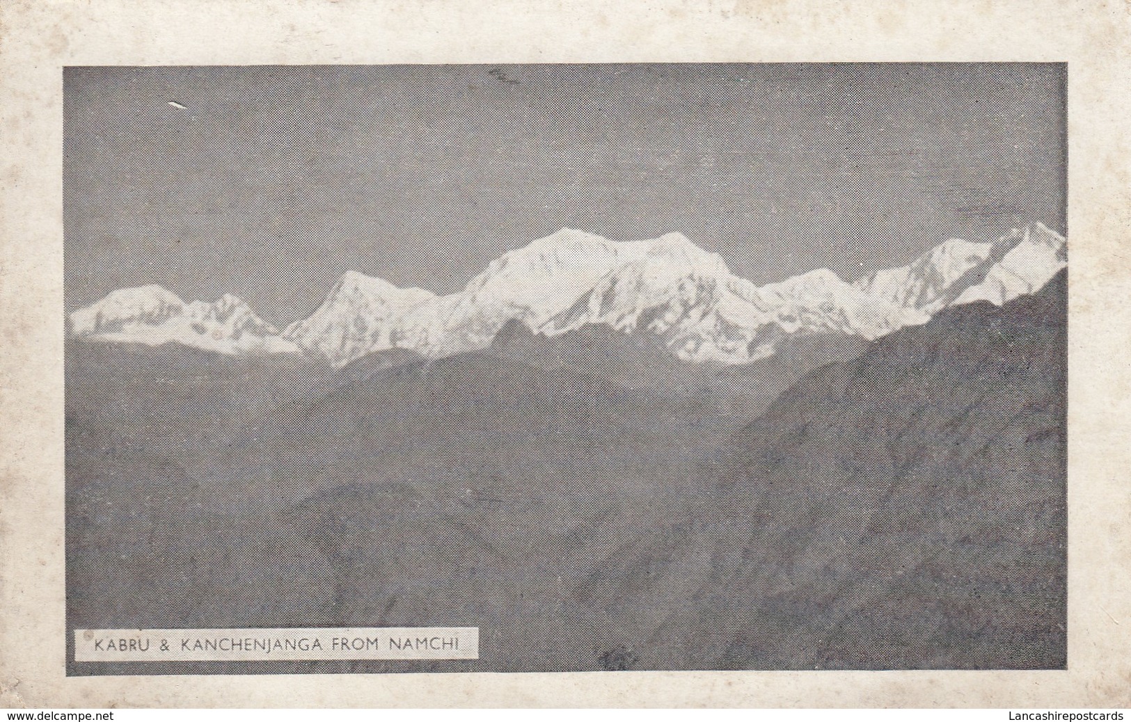 Postcard Kabru & Kanchenjanga From Namchi India / Nepal Border Himalaya Himalayas Mountain Interest My Ref  B13420 - India