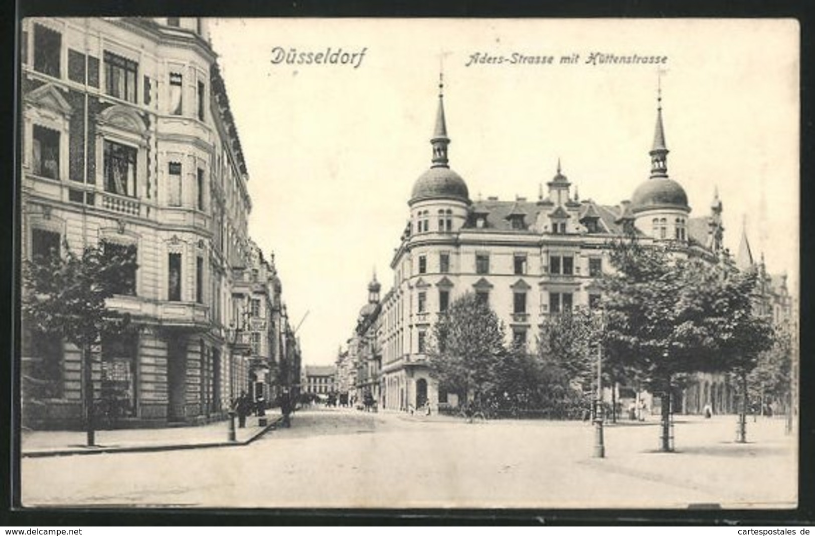 AK Düsseldorf, Aders-Strasse Mit Hüttenstrasse - Düsseldorf