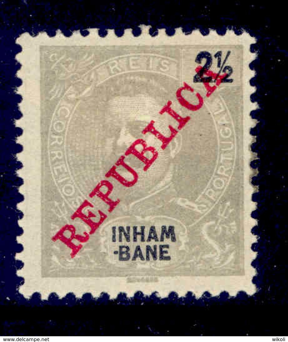 ! ! Inhambane - 1911 D. Carlos 2 1/2 R - Af. 32 - MH - Inhambane