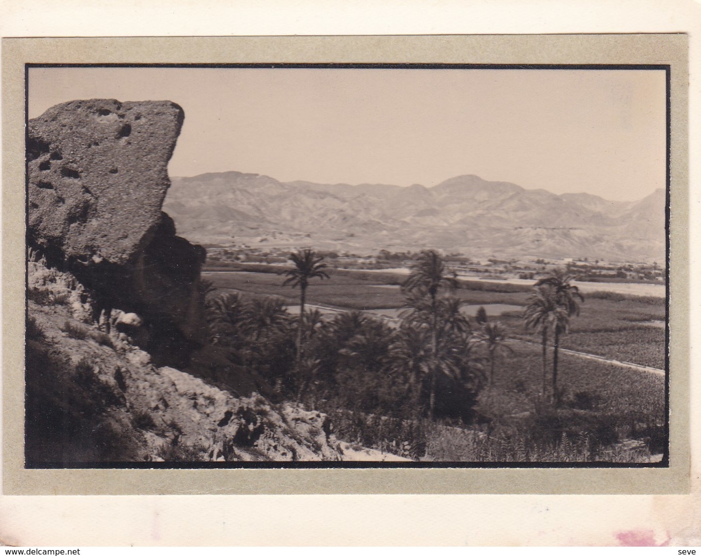 CUEVAS DEL ALMANZORA  Espagne 1935 Photo Amateur Format Environ 7,5 Cm X 5,5 Cm - Places